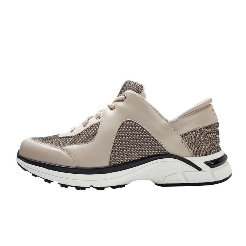 Zeba Beige men's hands-free step-in sneaker, product photo