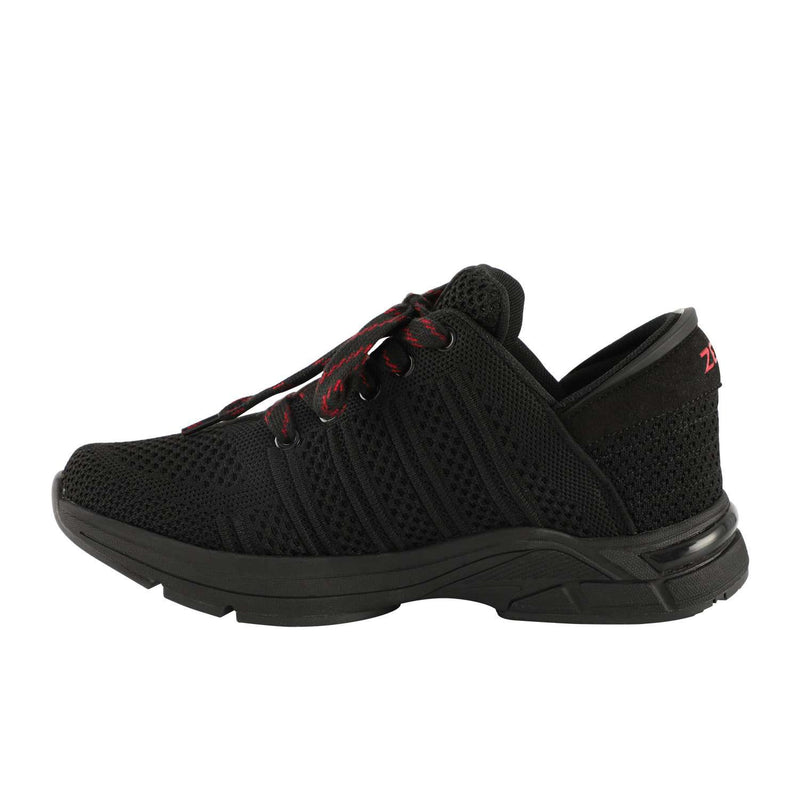 Zeba Black Ember women's hands-free step-in sneaker, product photo