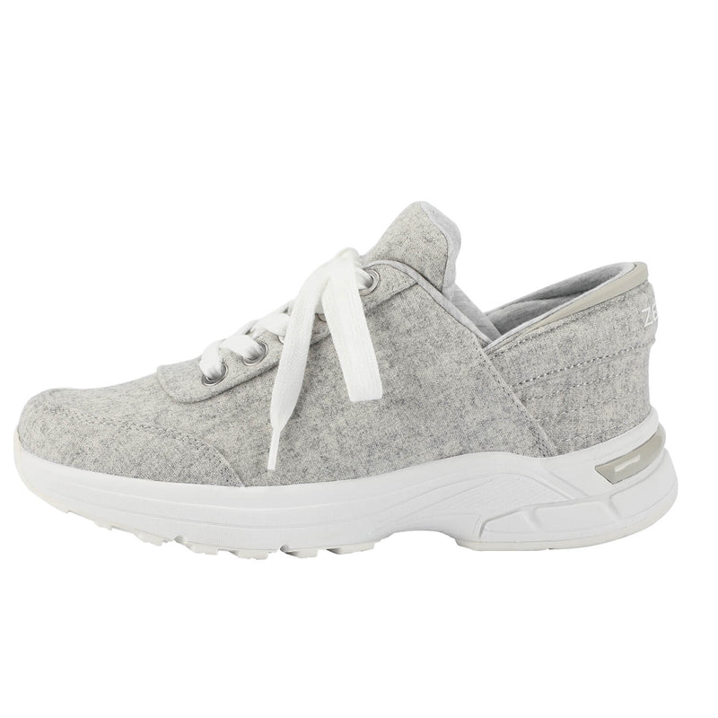 Zeba Earthly Gray women's hands-free step-in sneaker, product photo