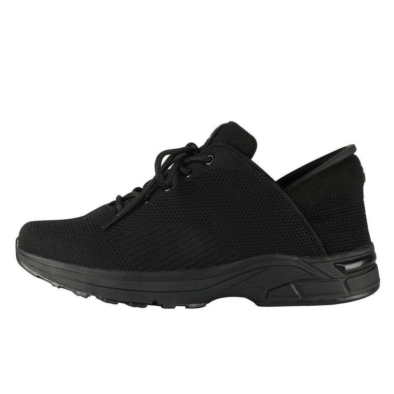 Zeba Jet Black men's hands-free step-in sneaker, product photo